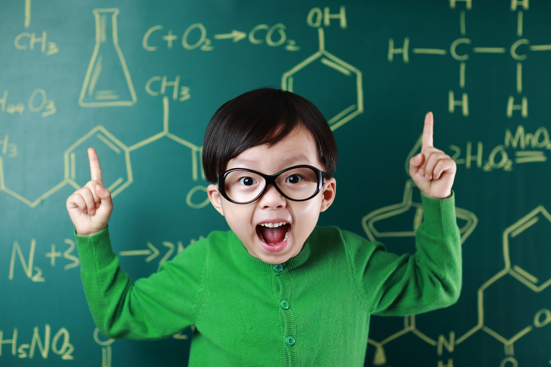 Children learn chemistry